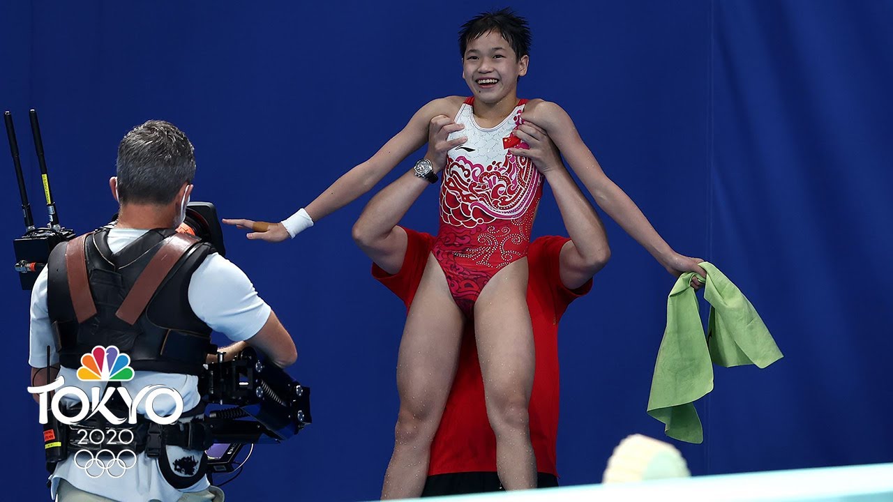 PERFECT SCORE: 14-year-old Quan's all-time diving final wins gold | Tokyo Olympics | NBC Sports