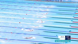 Roman Mityukov narrowly beats Pieter Coetze in 200m backstroke semifinal | Paris Olympics