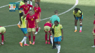 Marta receives red card in potential last match for Brazil | Paris Olympics | NBC Sports