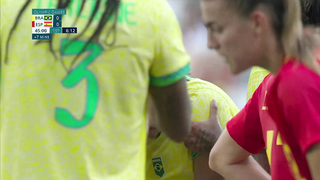 Marta receives red card in potential last match for Brazil | Paris Olympics | NBC Sports