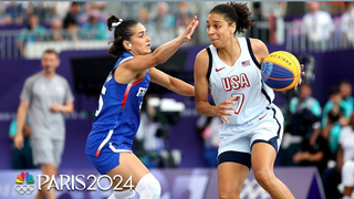 U.S. women earn a HEART-STOPPING victory in 3x3 basketball over France | Paris Olympics | NBC Sports