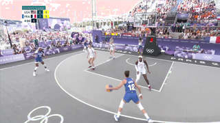 U.S. women earn a HEART-STOPPING victory in 3x3 basketball over France | Paris Olympics | NBC Sports