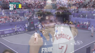 U.S. women earn a HEART-STOPPING victory in 3x3 basketball over France | Paris Olympics | NBC Sports