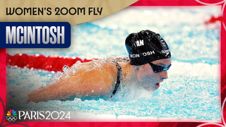 Summer McIntosh HOLDS OFF Regan Smith in women's 200m butterfly final | Paris Olympics