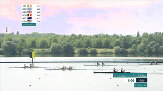 GBR settles the score with REDEMPTION in women's lightweight double sculls final | Paris Olympics