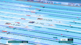 Katie Ledecky eyeing NINTH gold medal after strong 800m freestyle heat | Paris Olympics | NBC Sports