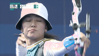 U.S. archery duo of Kaufhold, Ellison hold strong for spot in the QFs | Paris Olympics | NBC Sports