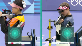 Leone sets 50m rifle 3-position Olympic record, USA's Maddalena makes her mark | Paris Olympics