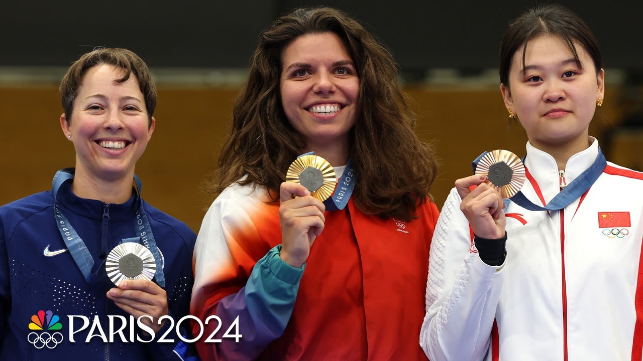 Leone sets 50m rifle 3-position Olympic record, USA's Maddalena makes her mark | Paris Olympics