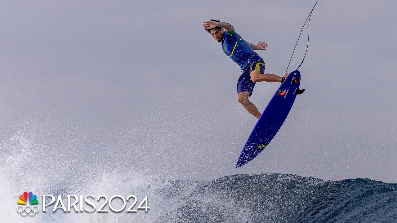 Gabriel Medina floats way to surfing semis as ELECTRIC Paris Olympics run continues | NBC Sports