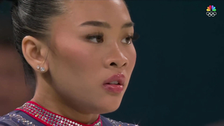 Simone Biles, Suni Lee soak in medal ceremony after all-around competition | Paris Olympics