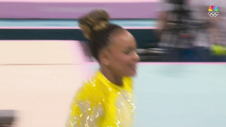 Rebeca Andrade STUNS in silver medal-winning all-around performance | Paris Olympics | NBC Sports
