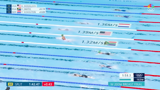 Kate Douglass HOLDS OFF Tatjana Smith to win 200m breaststroke | Paris Olympics | NBC Sports