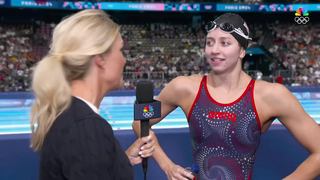Kate Douglass HOLDS OFF Tatjana Smith to win 200m breaststroke | Paris Olympics | NBC Sports