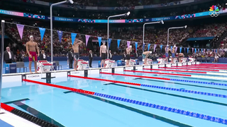 Hubert Kos displays FINISHING POWER in 200m backstroke final victory | Paris Olympics | NBC Sports