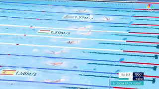 Hubert Kos displays FINISHING POWER in 200m backstroke final victory | Paris Olympics | NBC Sports