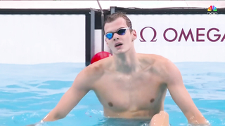 Hubert Kos displays FINISHING POWER in 200m backstroke final victory | Paris Olympics | NBC Sports