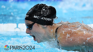 Summer McIntosh adds SECOND gold this Olympics with 200m butterfly | Paris Olympics | NBC Sports