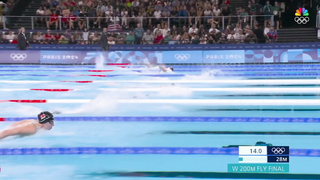 Summer McIntosh adds SECOND gold this Olympics with 200m butterfly | Paris Olympics | NBC Sports