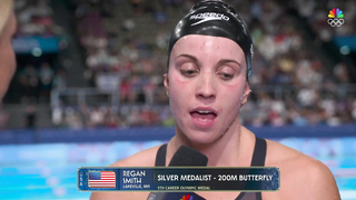 Summer McIntosh adds SECOND gold this Olympics with 200m butterfly | Paris Olympics | NBC Sports