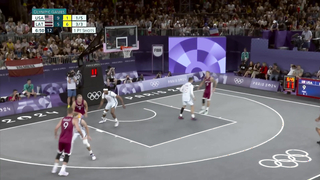 U.S. men's 3x3 team falter against Latvia | Paris Olympics | NBC Sports