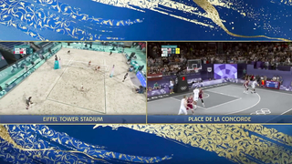 U.S. men's 3x3 team falter against Latvia | Paris Olympics | NBC Sports