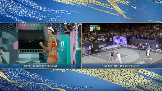 U.S. men's 3x3 team falter against Latvia | Paris Olympics | NBC Sports