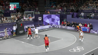 U.S. women's 3x3 basketball team beats China again in play-in game to make semis | Paris Olympics