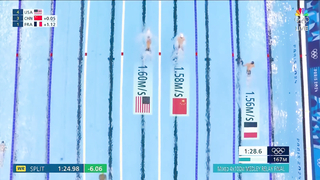 Team USA sets WORLD RECORD in 4x100 mixed medley win over China, Australia | Paris Olympics
