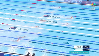 Katie Ledecky takes gold in 800m freestyle for FOURTH STRAIGHT OLYMPICS | Paris Olympics