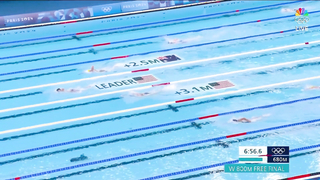 Katie Ledecky takes gold in 800m freestyle for FOURTH STRAIGHT OLYMPICS | Paris Olympics