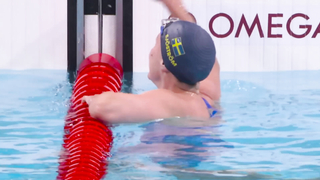 Sarah Sjoestroem sets Olympic record, Gretchen Walsh second in 50m free semi | Paris Olympics