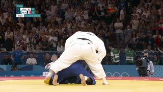 Teddy Riner wins France the judo mixed team gold in front of ELECTRIC crowd | Paris Olympics