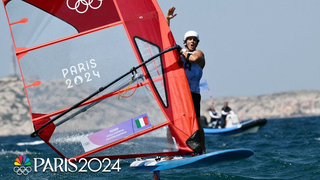 Marta Maggetti cruises to windsurfing gold for Italy | Paris Olympics | NBC Sports