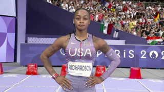 Sha'Carri Richardson finds her gear, joins Julien Alfred in 100m final | Paris Olympics | NBC Sports