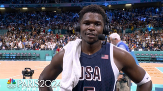 Anthony Edwards: Playing for USA men's basketball is 'dream come true' | Paris Olympics | NBC Sports
