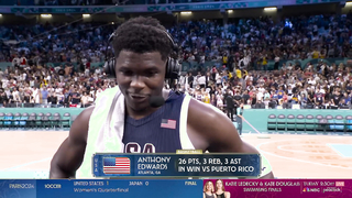 Anthony Edwards: Playing for USA men's basketball is 'dream come true' | Paris Olympics | NBC Sports