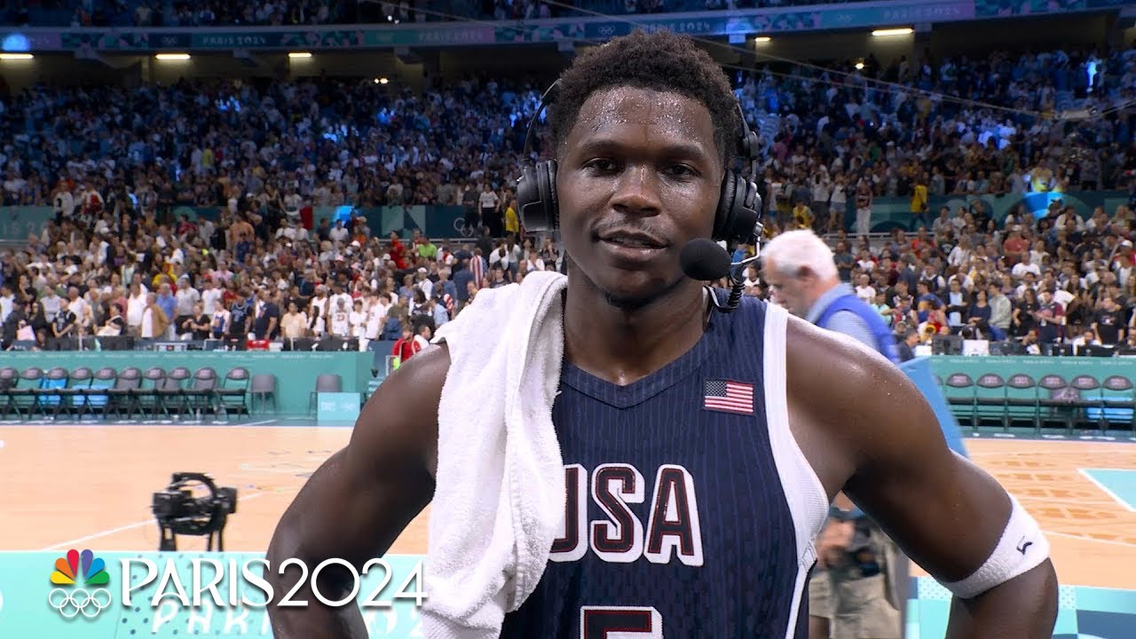 Anthony Edwards: Playing for USA men's basketball is 'dream come true' | Paris Olympics | NBC Sports