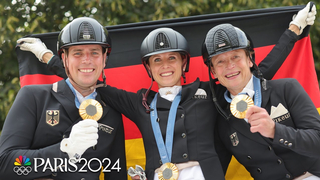 Germany stands tall as a team dressage TITAN with eighth gold in last nine Games | Paris Olympics