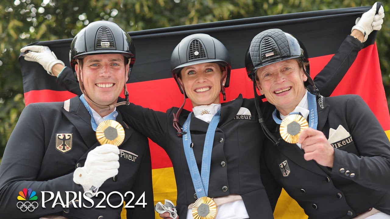 Germany stands tall as a team dressage TITAN with eighth gold in last nine Games | Paris Olympics