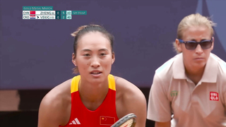Zheng Qiwen gives China its first singles gold medal in a storied Paris Olympics run | NBC Sports