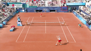 Zheng Qiwen gives China its first singles gold medal in a storied Paris Olympics run | NBC Sports