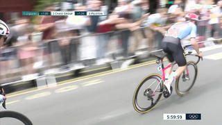 Belgium's Remco Evenepoel rides to cycling HISTORY in men's road race | Paris Olympics | NBC Sports