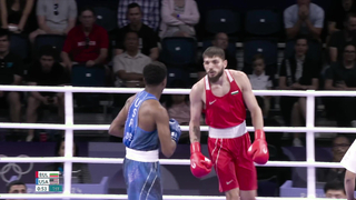 Team USA's Omari Jones wins Paris Olympics boxing quarterfinal, ensures medal | NBC Sports