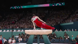 Stephen Nedoroscik POWERS to bronze on pommel horse as crowd erupts | Paris Olympics | NBC Sports