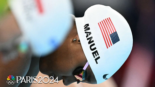 Simone Manuel's Paris Olympics Journey Ends in Women's 50m Freestyle Prelims | NBC Sports