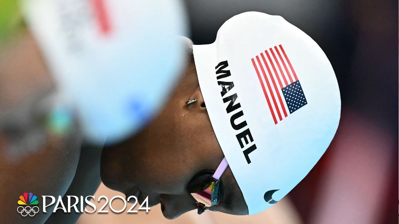 Simone Manuel's Paris Olympics Journey Ends in Women's 50m Freestyle Prelims | NBC Sports