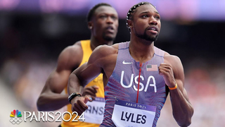 Noah Lyles Shines in Paris Olympics Debut with Impressive Second-Place in 100m Heat | NBC Sports