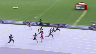 Noah Lyles Shines in Paris Olympics Debut with Impressive Second-Place in 100m Heat | NBC Sports