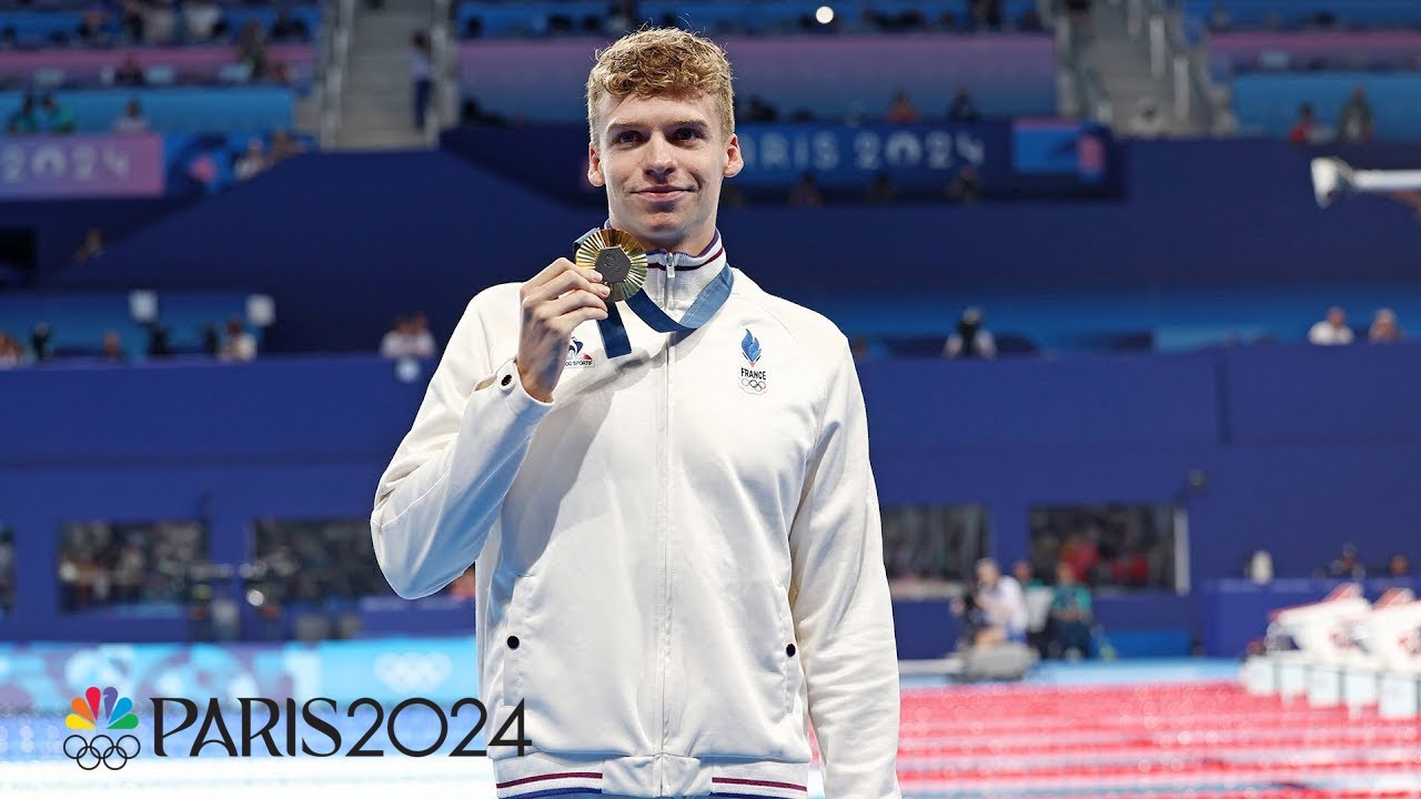 Leon Marchand Unstoppable in 200m IM, Claims Gold at Paris Olympics
